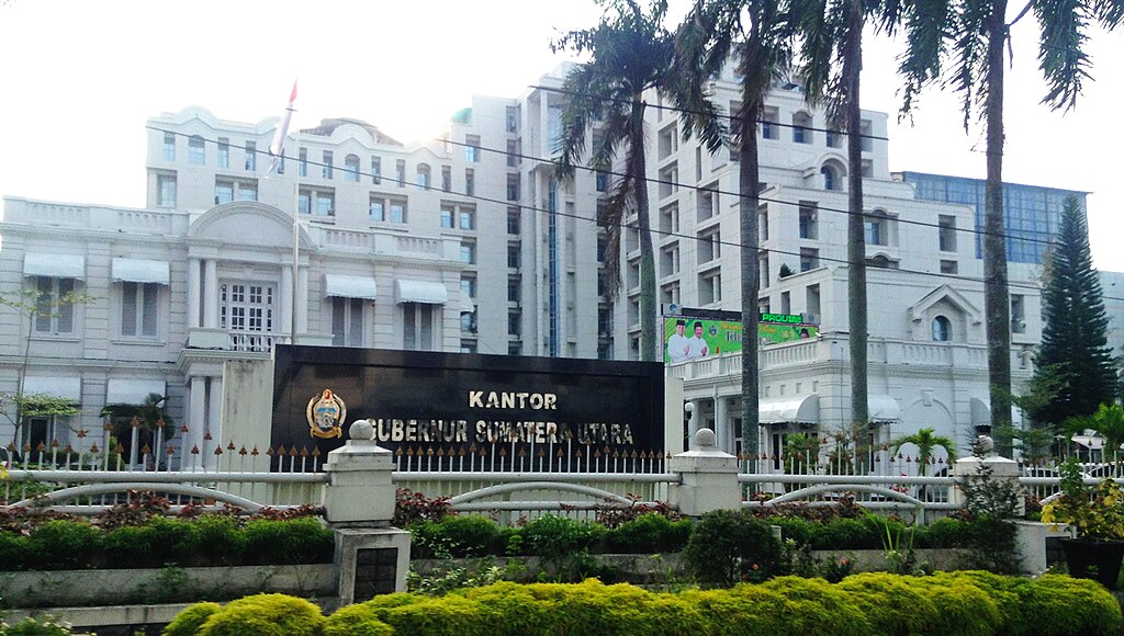 The headquarters of the North Sumatra government, in Medan, Indonesia.