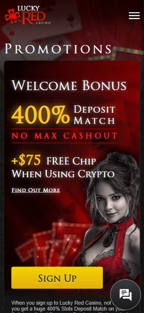 Lucky Red Casino Welcome bonus Iowa online casinos