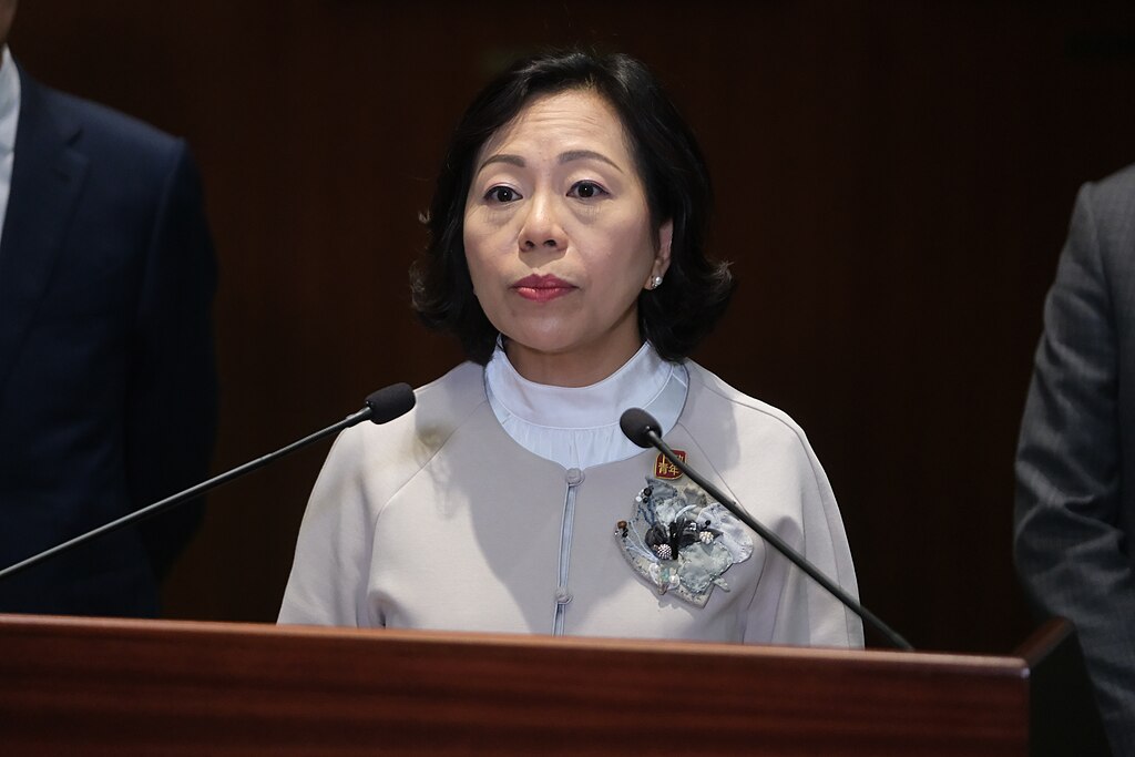 Alice Mak Mei-kuen, Hong Kong’s Secretary for Home Affairs and Youth Affairs.