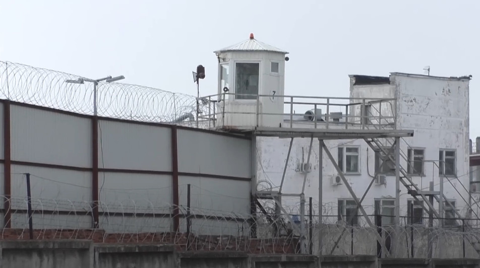 Outside a Russian maximum-security prison.