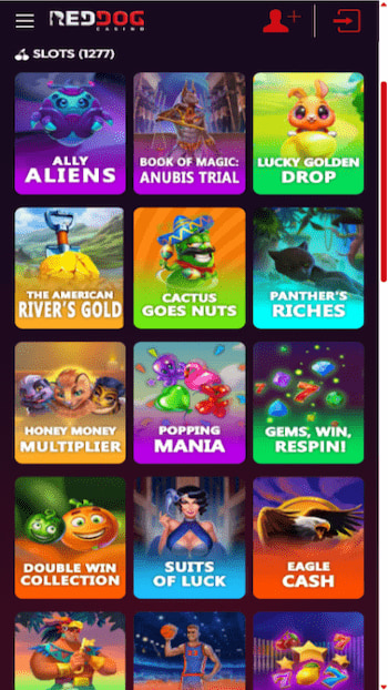 Red Dog Casino slots