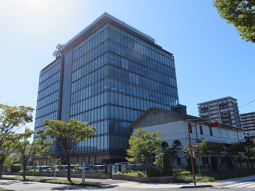 The headquarters of the Shiga Prefectural Police Force in Otsu, Japan.
