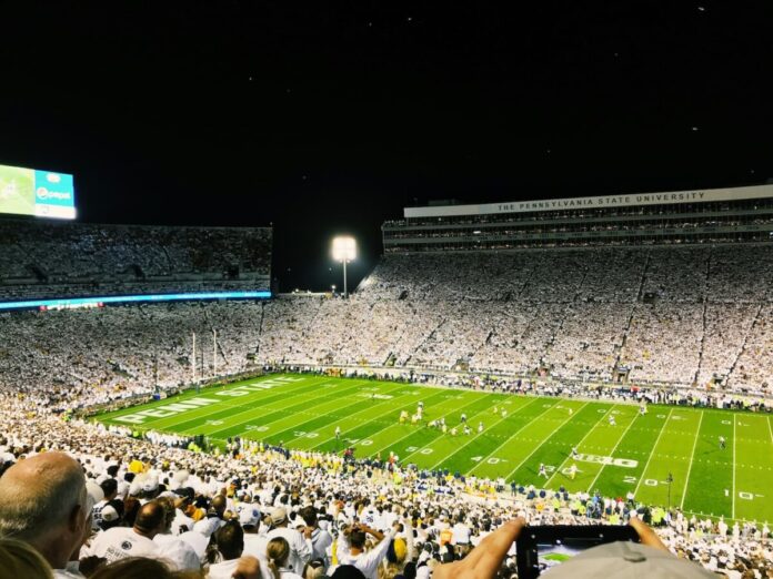 Whiteout at Penn State football game