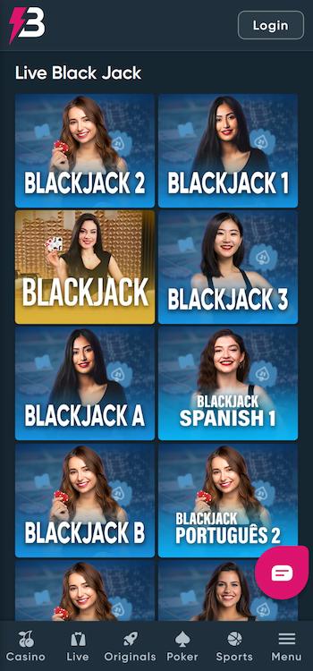 betplay live blackjack