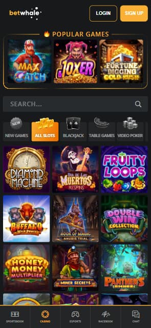 Betwhale Iowa online casino slots