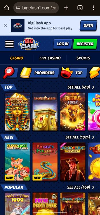 bigclash casino pokies