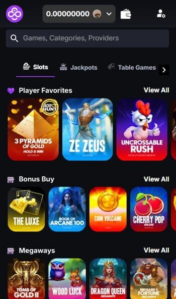 Navigating Coin Casino's Slots Lobby