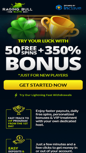 Raging Bull welcome offer