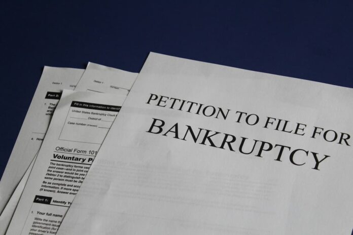 Bankruptcy filing