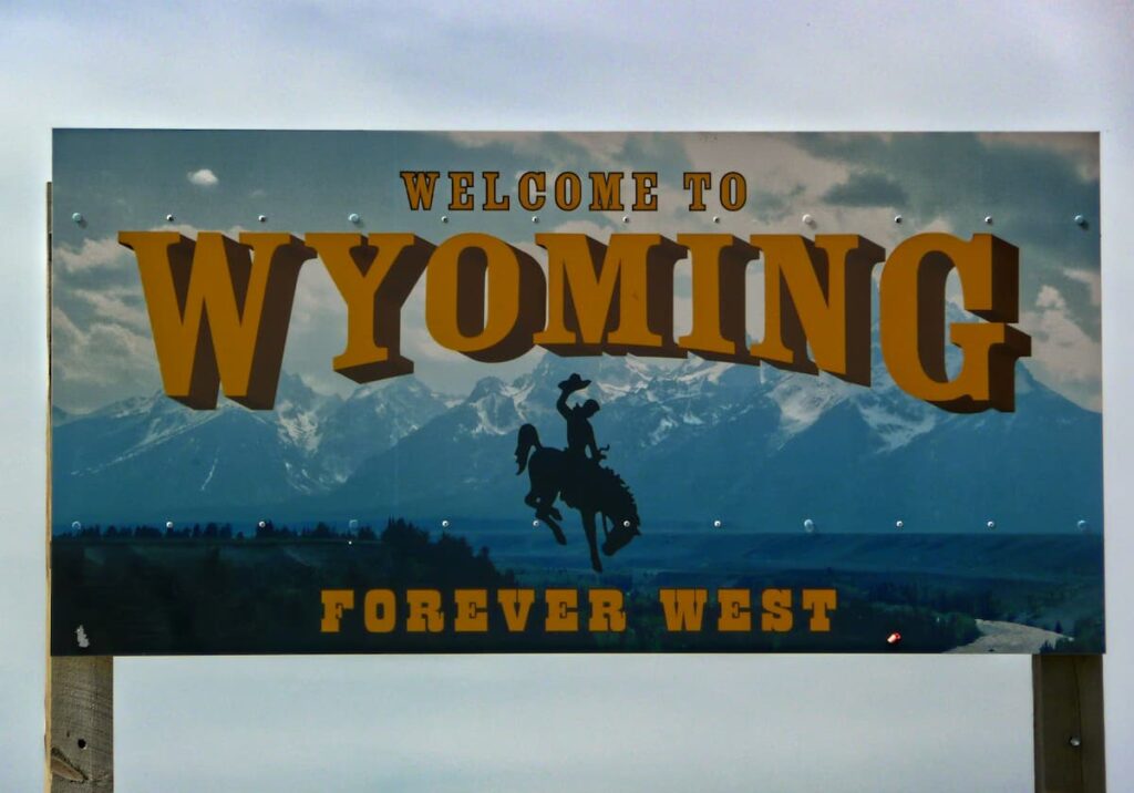 Wyoming sign