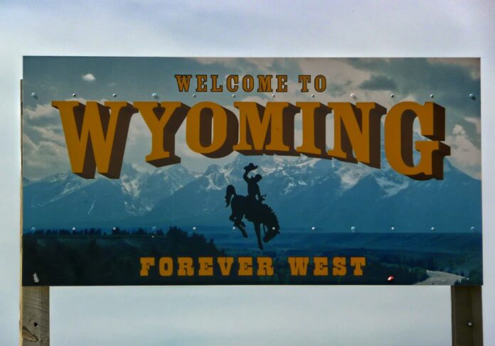 Wyoming Faces Criticism for Investing in Gambling Stocks, Despite Practice Being Commonplace Wyoming sign