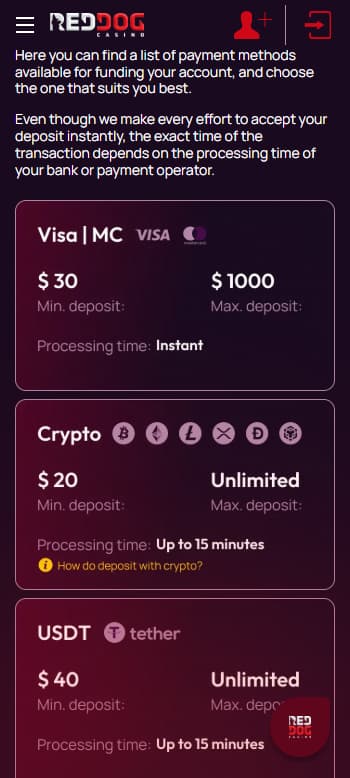 red dog casino online casino like bovada