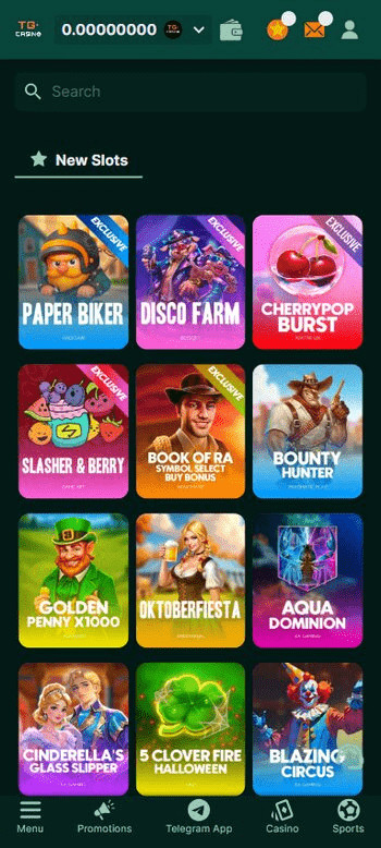 tgcasino new slots