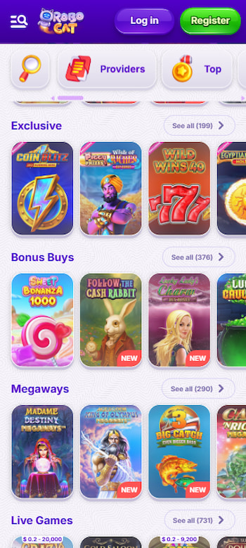 Best, Exclusive Pokies at Robocat NZ