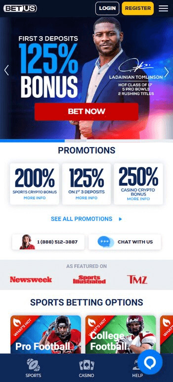 BetUS Sports Betting Promotions