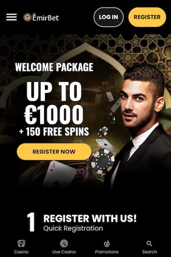 EmirBet Sports betting Qatar welcome bonus