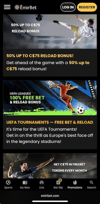 EmirBet Saudi Arabia betting sites