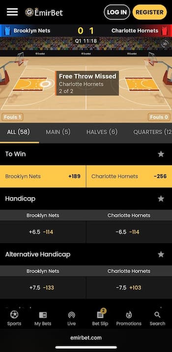 EmirBet Saudi Arabia betting sites