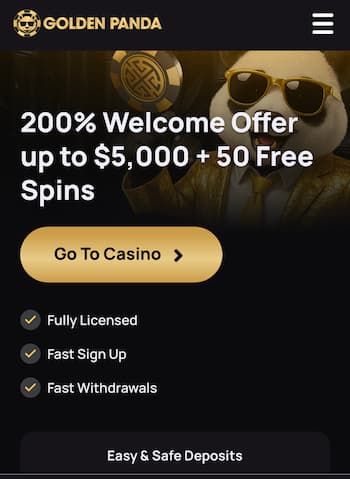 Golden Panda sports betting Qatar site welcome bonus
