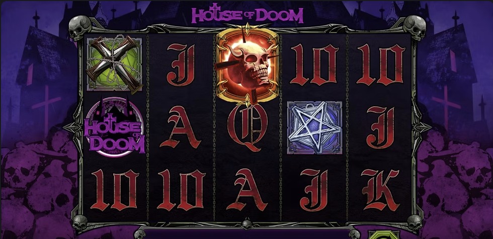 House of Doom Play’n Go slot featuring gothic horror symbols and dark soundtrack.