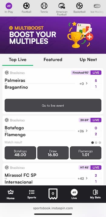 InstaSpin HK Sports Betting Sites