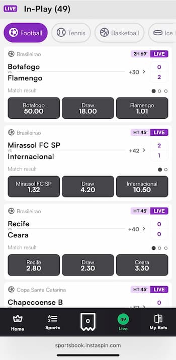 InstaSpin HK Sports Betting Sites