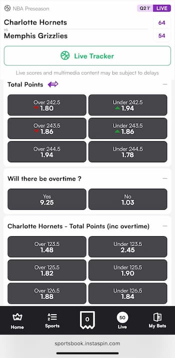 InstaSpin HK Sports Betting Sites