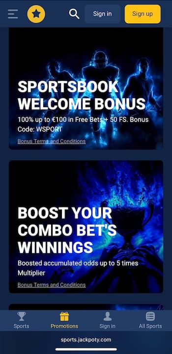 Jackpoty Sports Betting Saudi Arabia