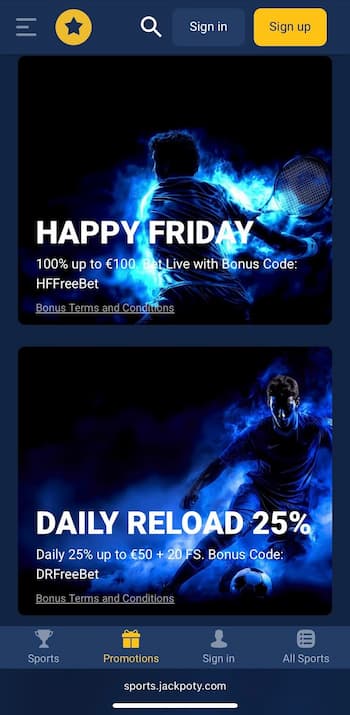 Jackpoty Sports Betting Saudi Arabia