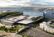 Rendering of the proposed Norfolk, VA waterfront casino