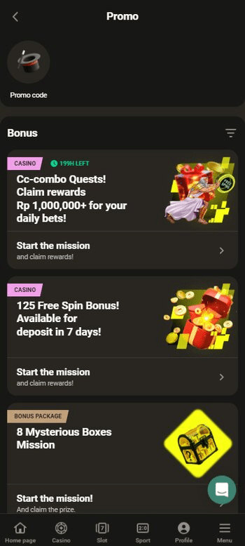 Parimatch indonesia promotions