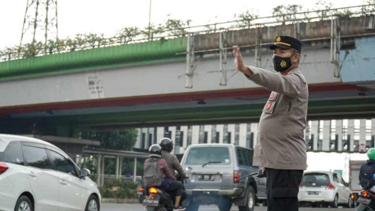 Indonesian police officer