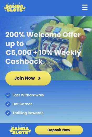 Samba Slots Qatar sports betting site welcome bonus