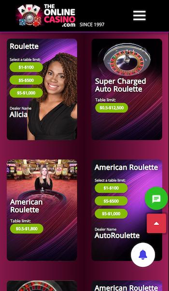 The Online Casino Roulette games