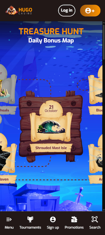 Treasure Hunts at Hugo Casino NZ