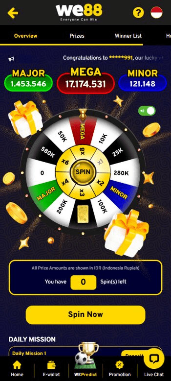 We88 indonesia jackpots