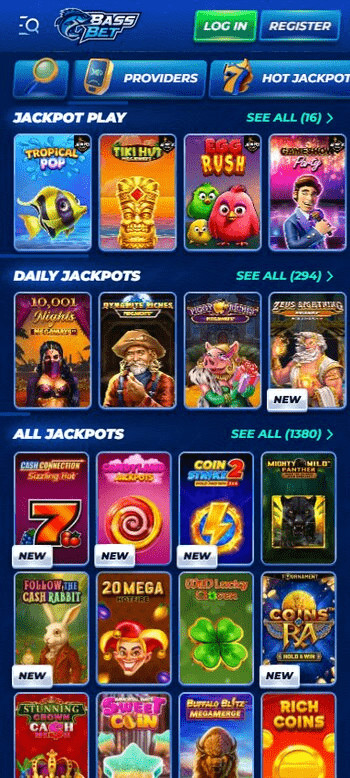 bassbet casino jackpots