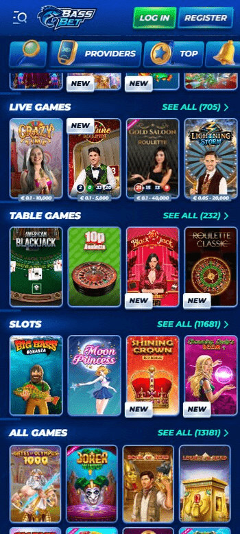 bassbet casino lobby