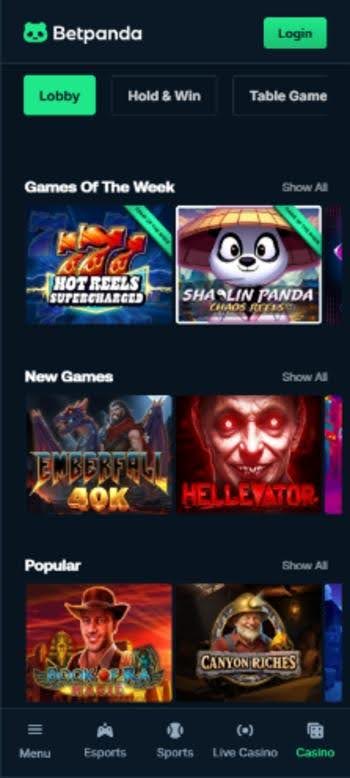 betpanda lobby