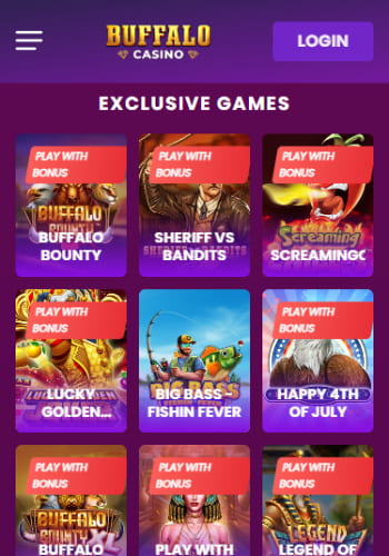 buffalo casino exclusives