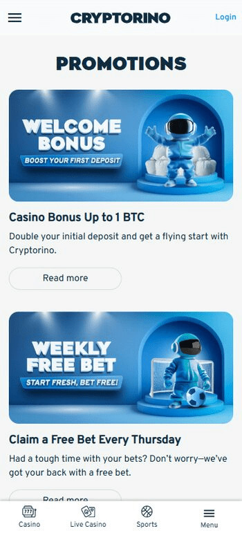 cryptorino promos