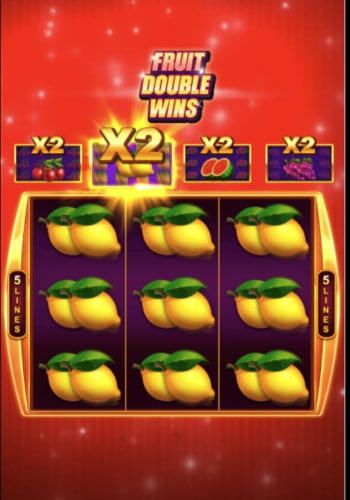 fruit double wins new online slot uk