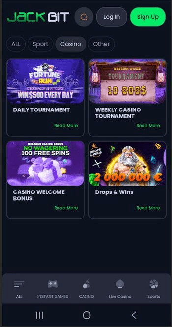 Jackbit more casino games page