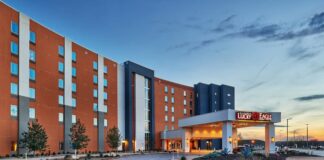 Kickapoo Lucky Eagle Casino to Reopen Friday After Deadly Shooting Exterior view of Kickapoo Lucky Eagle Casino Hotel in Eagle Pass, Texas, photographed at sunset.