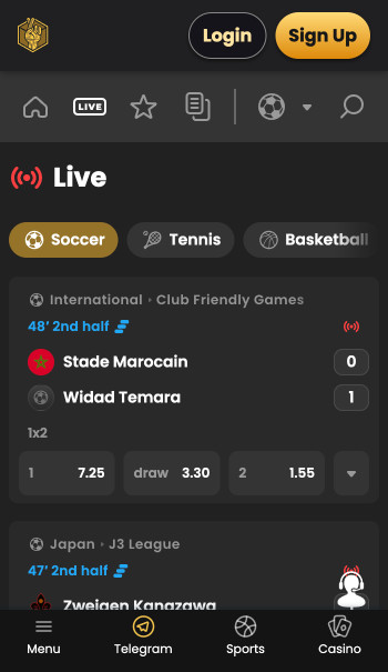 Lucky Block live betting