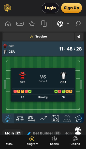 Lucky Block sportsbook interface