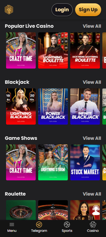 Lucky Block live dealer games