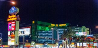 MGM Resorts Q3 2025: MGM Defends Vegas, Exits New York & Touts BetMGM Cash Return MGM Grand hotel and casino illuminated at night on the Las Vegas Strip.