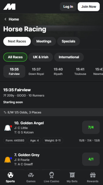 midnite horse racing