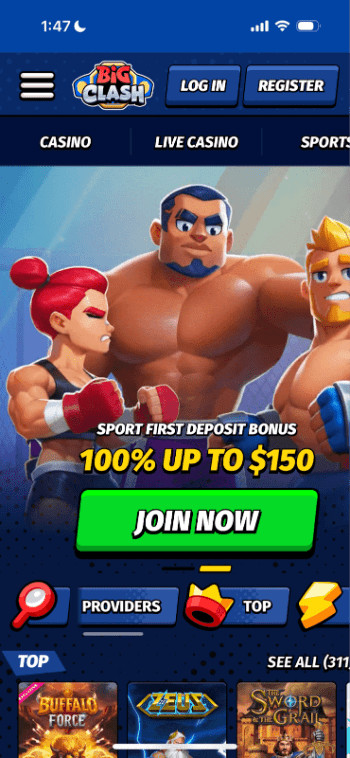 Big Clash Casino Mobile Casino New Zealand welcome offer